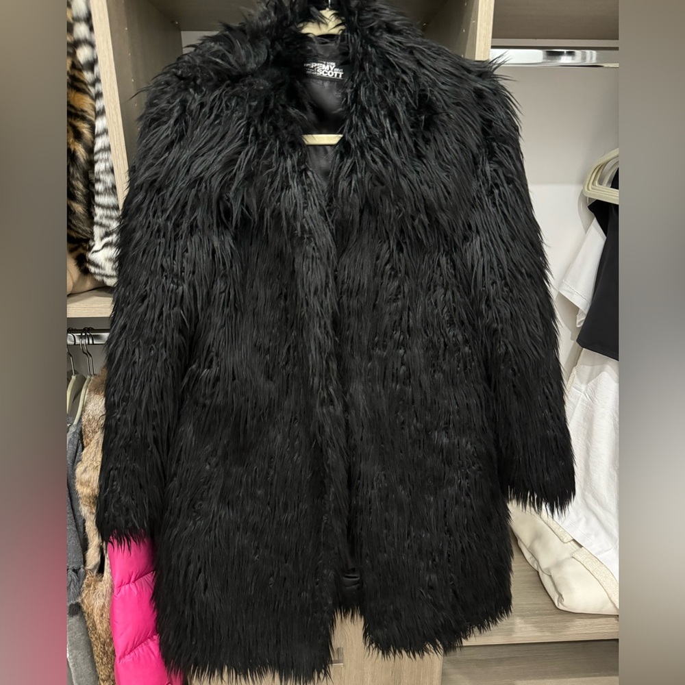 Jeremy Scott Black Teddy Jacket